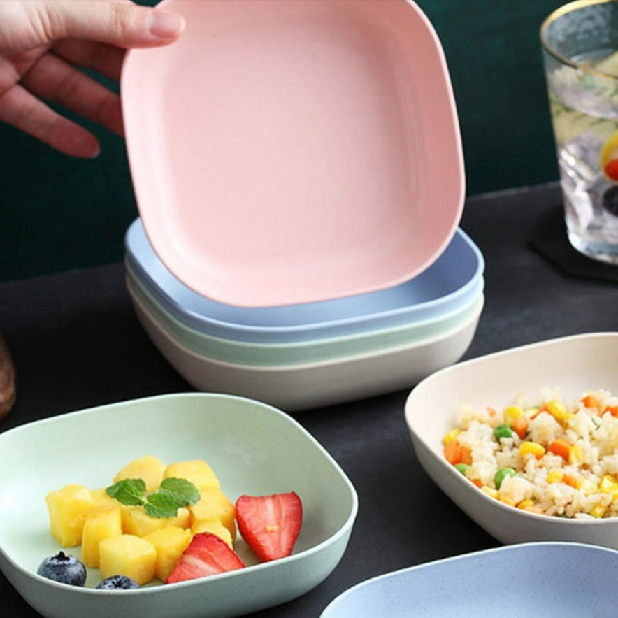 Azaadi Sale Offer 20 Pcs Set of Dish Plates with Free 2 Pcs Holders (20 Plates + 2 Holders)