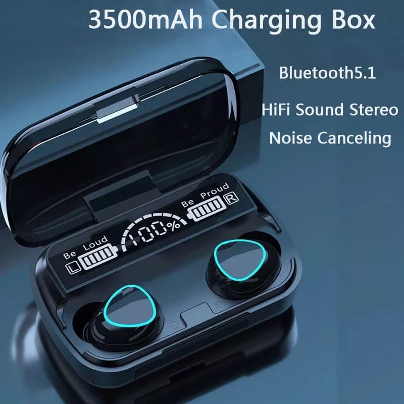Mega Sale Offer - Imported Improved version of M10 Waterproof Bluetooth Wireless Headset with LED Display