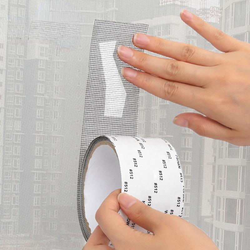 Strong Self Adhesive Window Net Screen Repair Patch Tape For Covering Up Holes Tears Anti Insect Mosquito Mesh