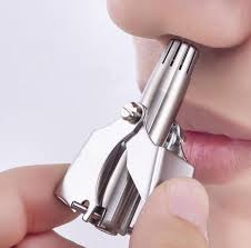 Manual Nose Hair Trimmer | Stainless Steel & Washable Waterproof Cutter