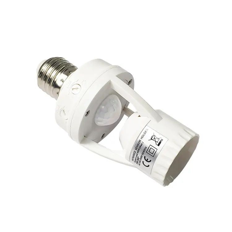 E27 Infrared Human Body Sensor Lamp Holder Led Bulb Lamp Holder Infrared Sensor Household Screw For Home Smart Life