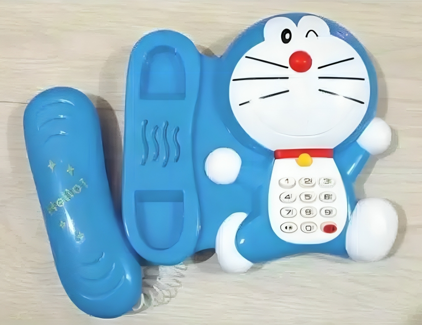 Mini Doraemon Learning Telephone Musical Toy For Kids