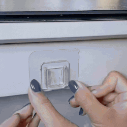 (Pack of 20) Double Sided Transparent Waterproof Self Adhesive Wall Hooks For Storage Organizer