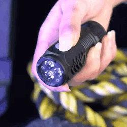 Rechargeable 3 Led Mini Flashlight Emergency Touch Light with Out Magnetic