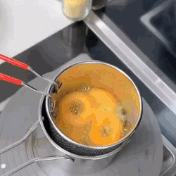 Stainless Steel Deep Fryer with Frying Basket Multifunction Small Pot Kitchen Specific Frying Chicken and Other Cooking Tool