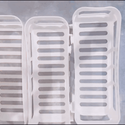 (Pack of 3) Multipurpose Bathroom and Kitchen Shelf Wall Holder Storage Rack