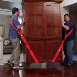 Adjustable Lifting Moving Strap Ropes Lift Cord Heavy Objects Furniture Transport Belt Move Wrist Carrying Straps Tool