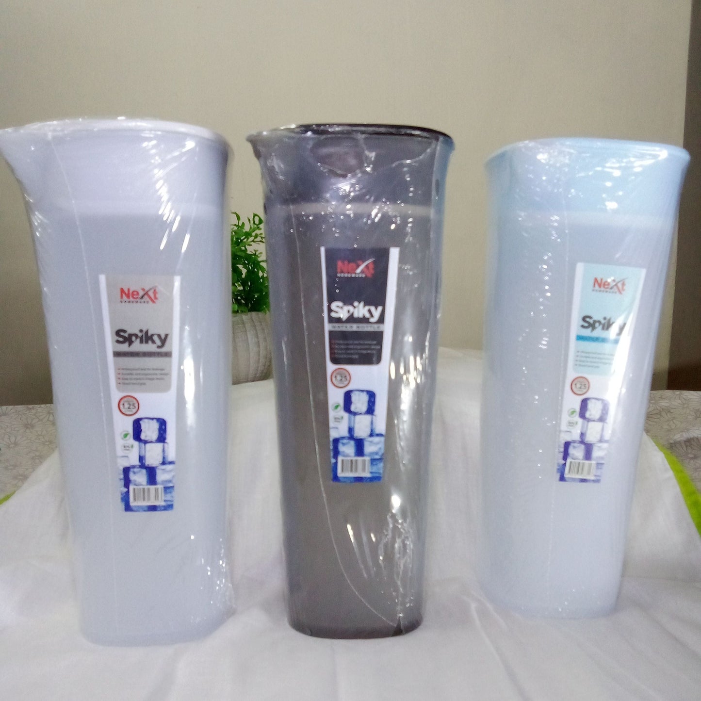 1.2 Liter Plastic Next Spiky Water Bottle For Home and Outdoor Use