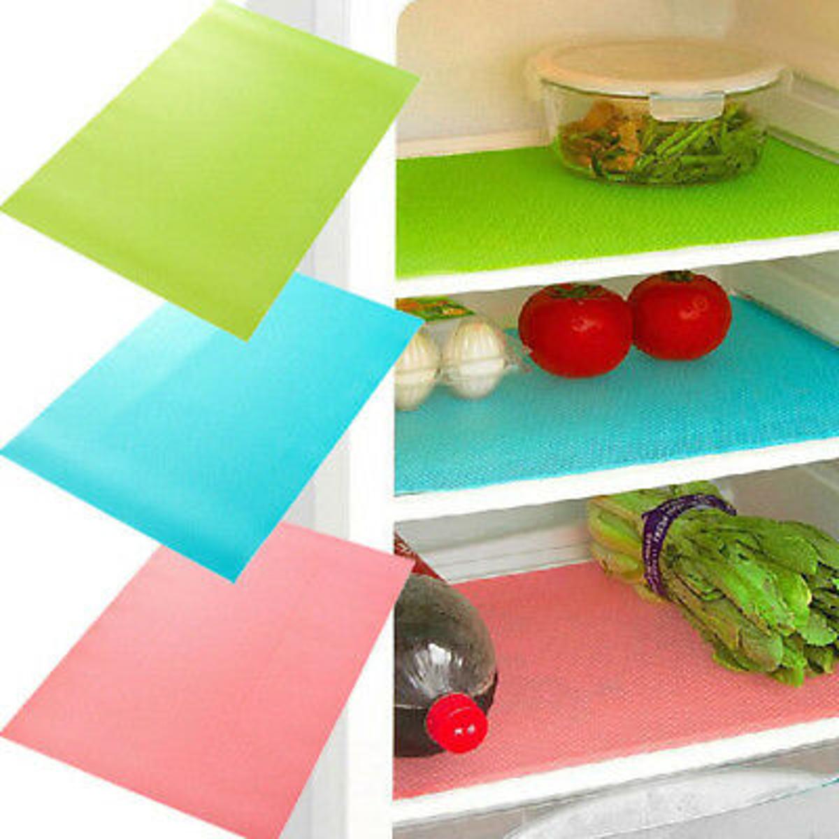 Non Stick Anti Bacterial Oil Proof Drawer Mat Roll For Shelves Cupboard Wardrobe Kitchen Cabinet Fridge and Dining Table