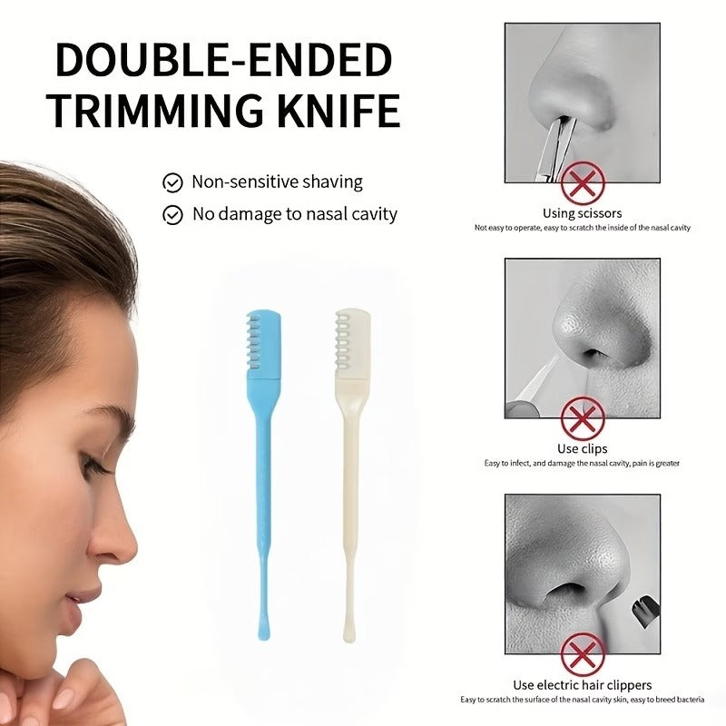 3-in-1 Scalp Oil Applicator & Massage Comb + FREE 2-Piece Nose Hair Trimmer Set