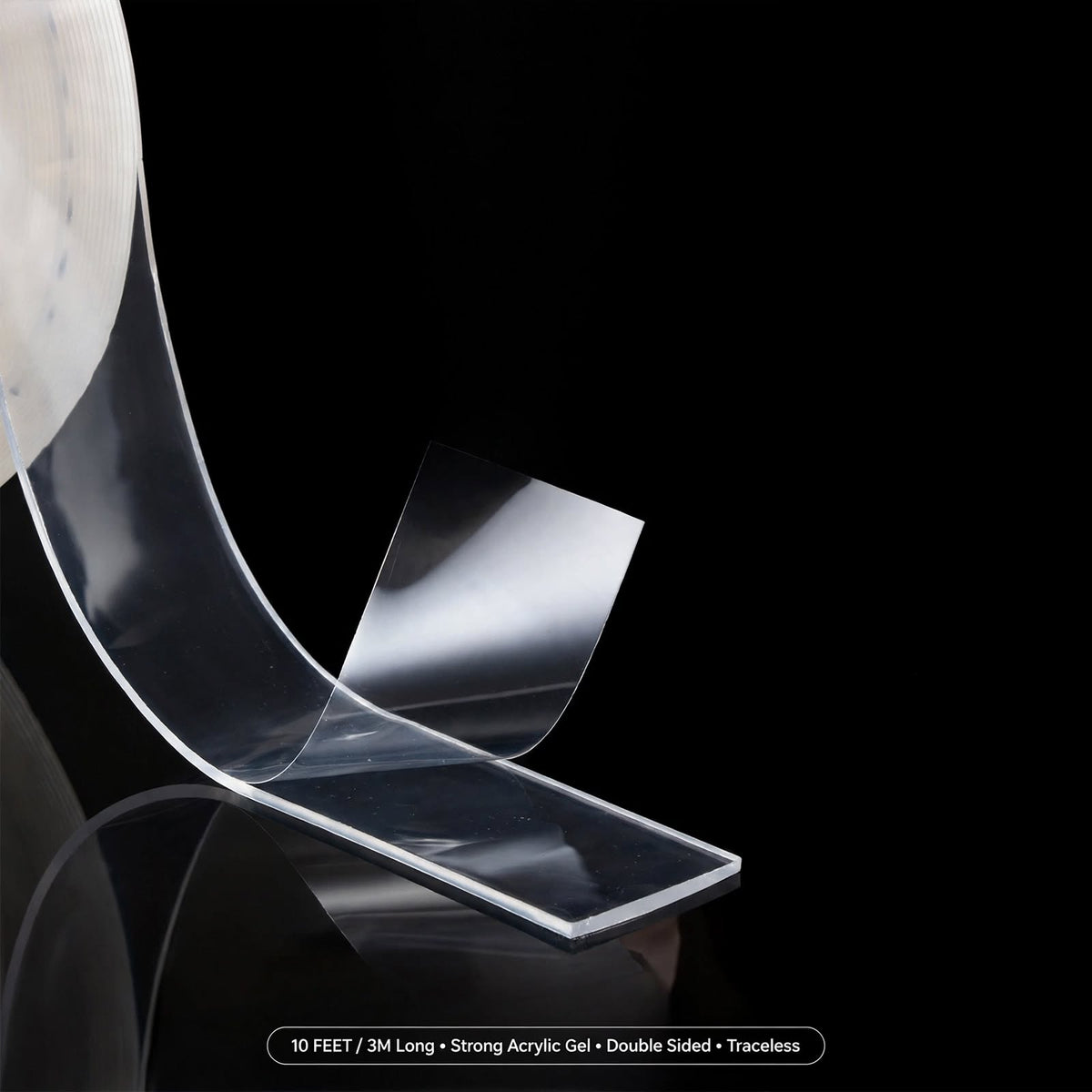 Double-Sided Nano Tape – Transparent, Waterproof & Reusable
