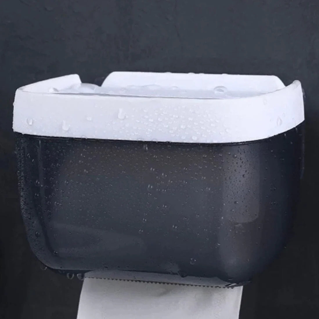 Waterproof Wall Mount Tissue Box Holder For Bathroom, Toilet and Kitchen