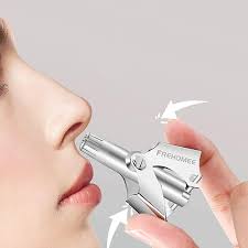 Manual Nose Hair Trimmer | Stainless Steel & Washable Waterproof Cutter