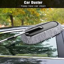 🌟 Premium Telescopic Microfiber Car Duster 🧼
