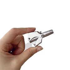 Manual Nose Hair Trimmer | Stainless Steel & Washable Waterproof Cutter