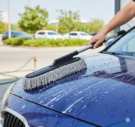 🌟 Premium Telescopic Microfiber Car Duster 🧼