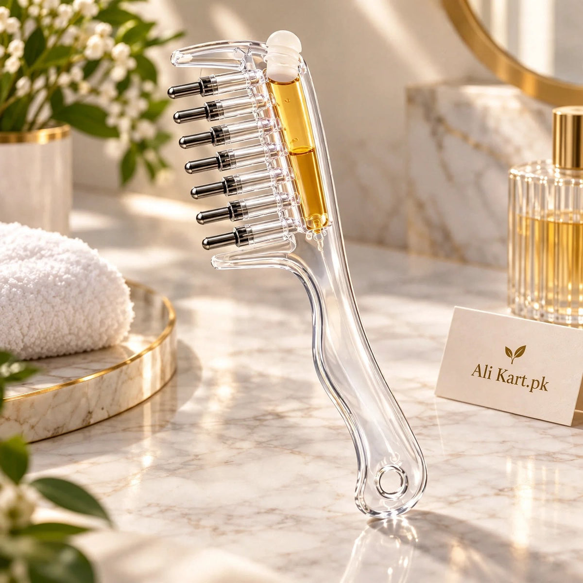 3-in-1 Scalp Oil Applicator & Massage Comb